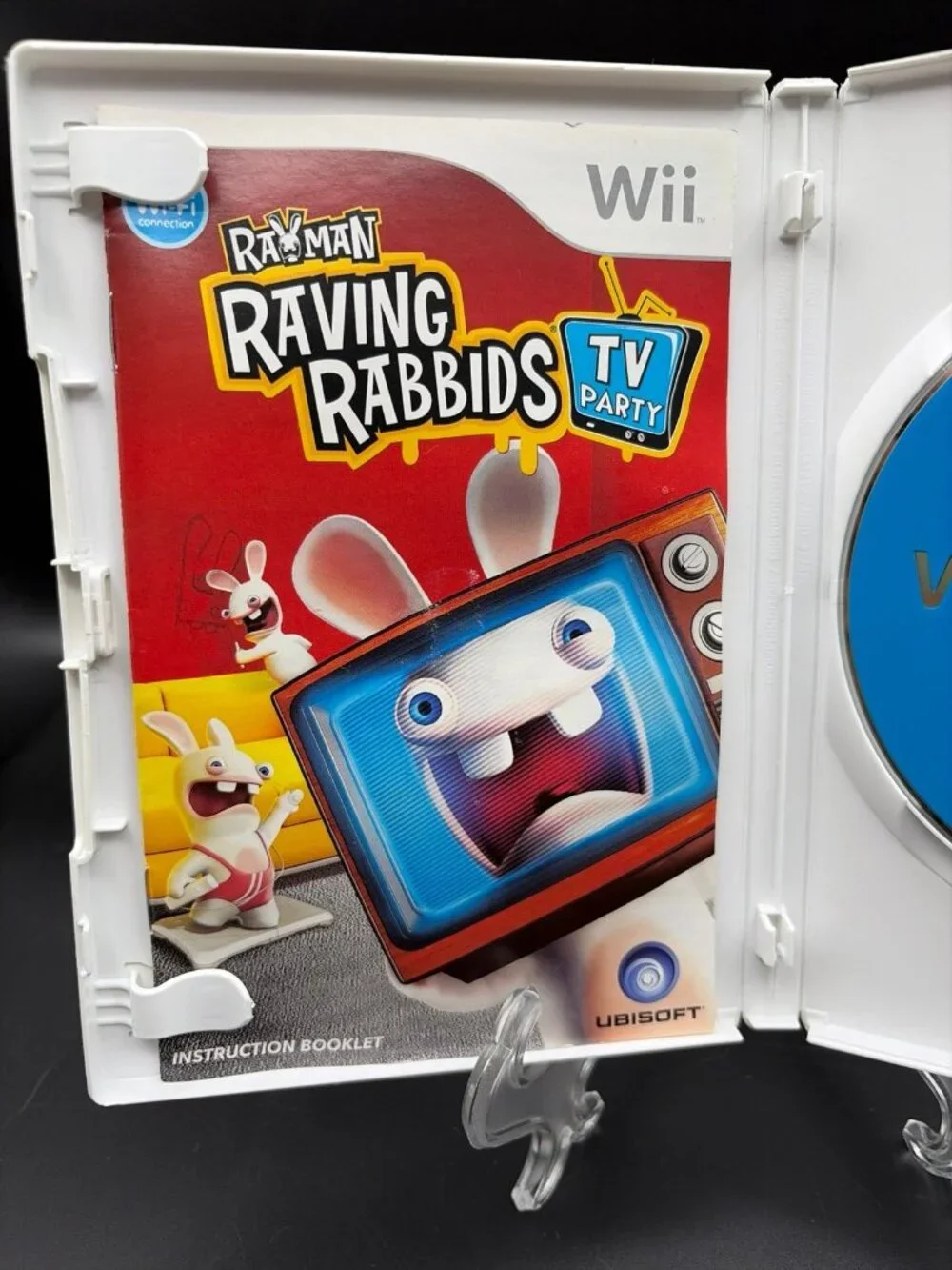 Rayman Raving Rabbids : TV Party CIB Nintendo Wii Complete w/ Manual Tested